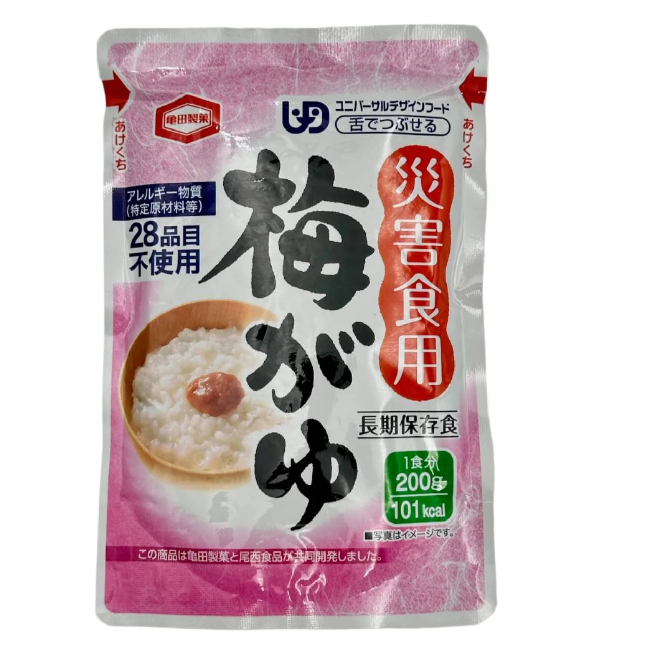 災害食用 梅がゆ (長期保存食・アレルギー物質特定原材料等28品目不使用)
